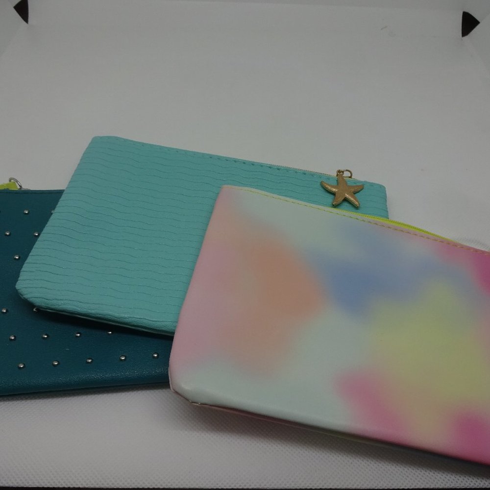 IPSY "Set of 3" Zippered Make-up Bags (NEW)
